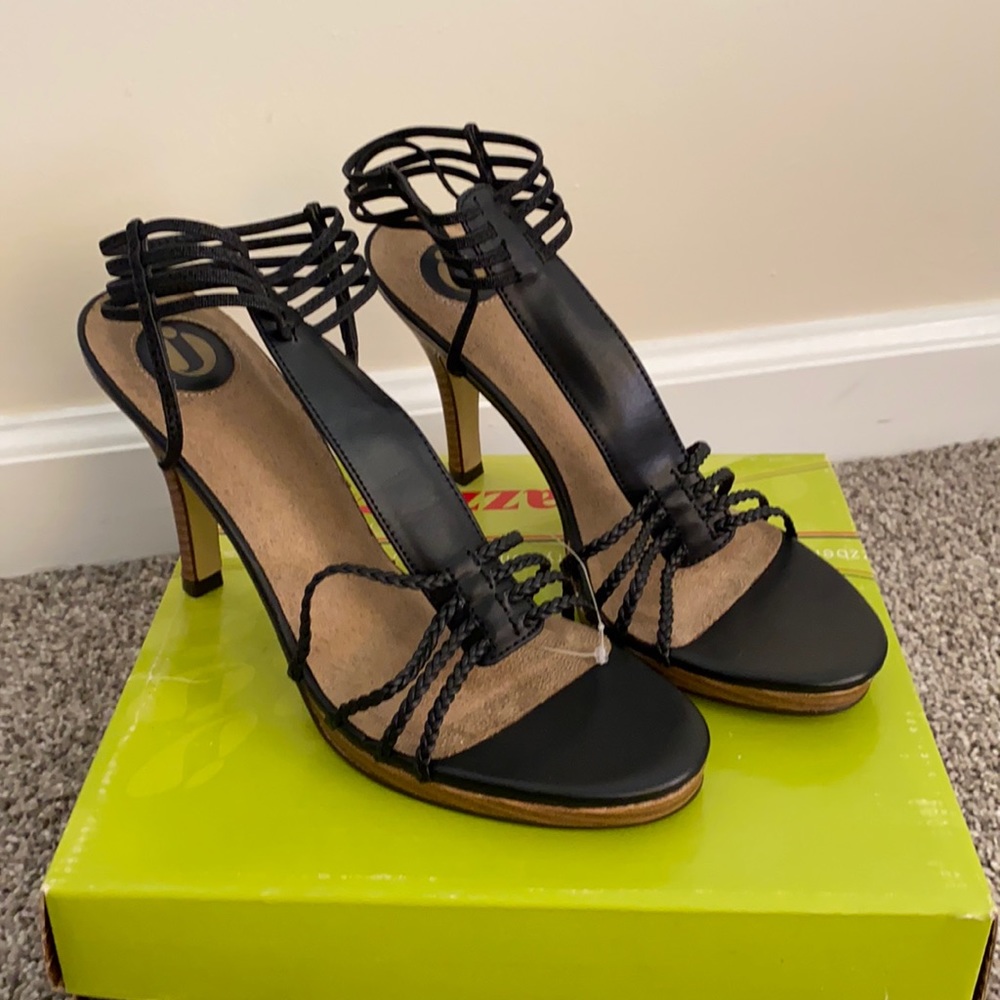 Brand New Black Strappy Pumps
